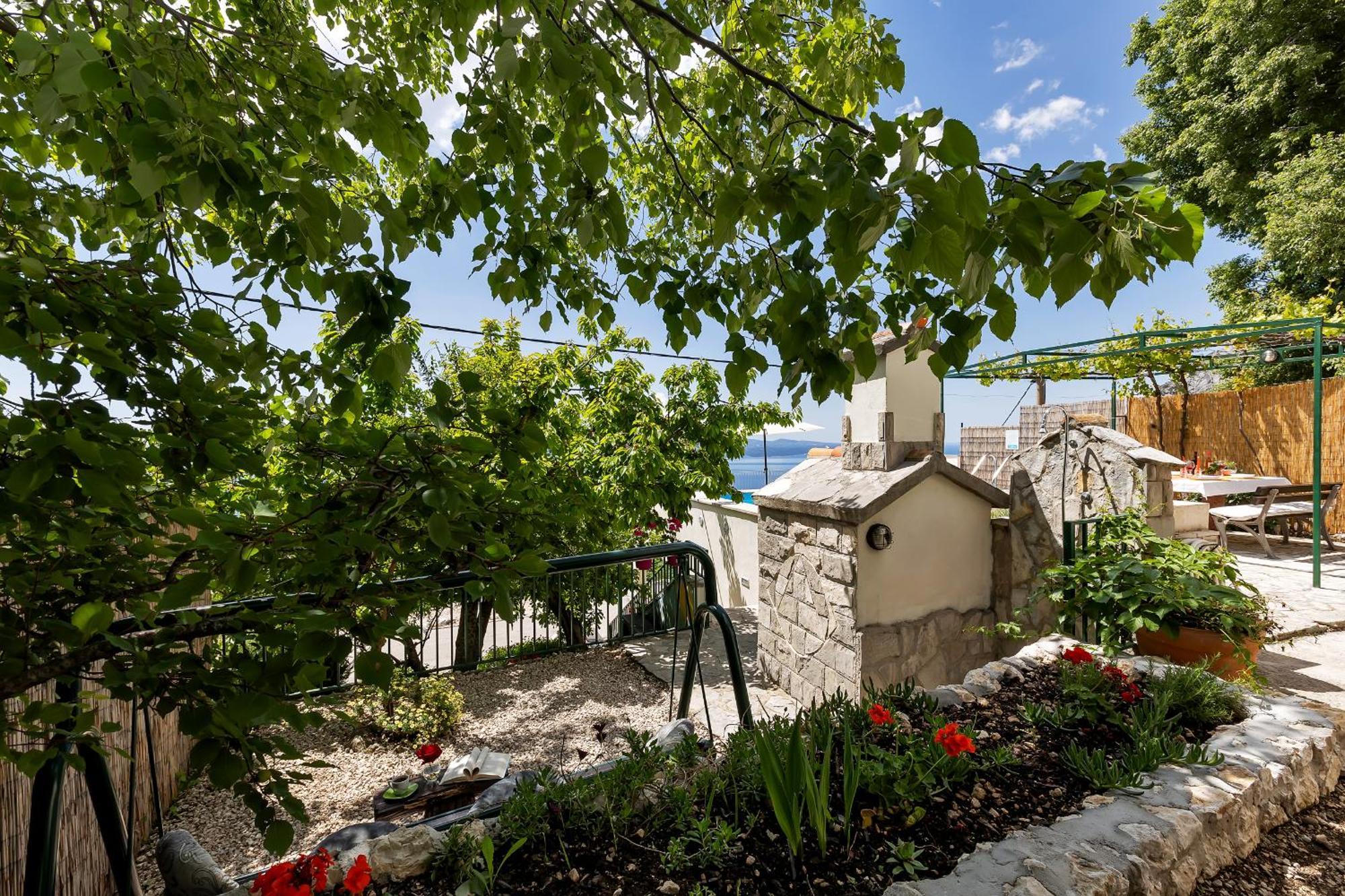 Holiday Home Marta With Heated Pool,Grill,Sea View Bast Zewnętrze zdjęcie